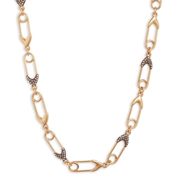 :: Stella & Dot Safety Pin Necklace - Picture 13 of 15